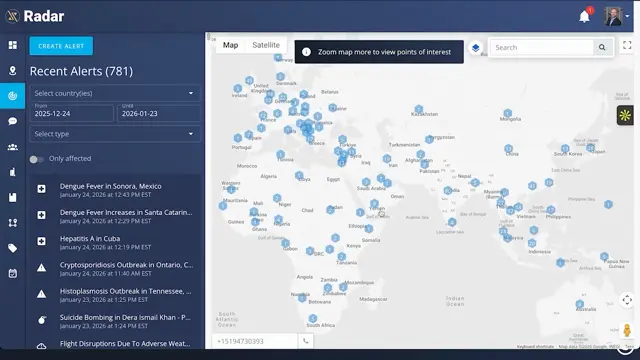 HAAVYN supply chain intelligence dashboard