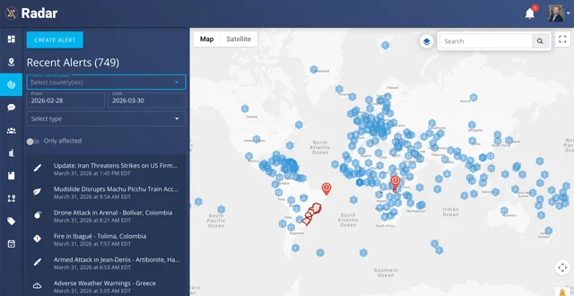 HAAVYN threat detection dashboard
